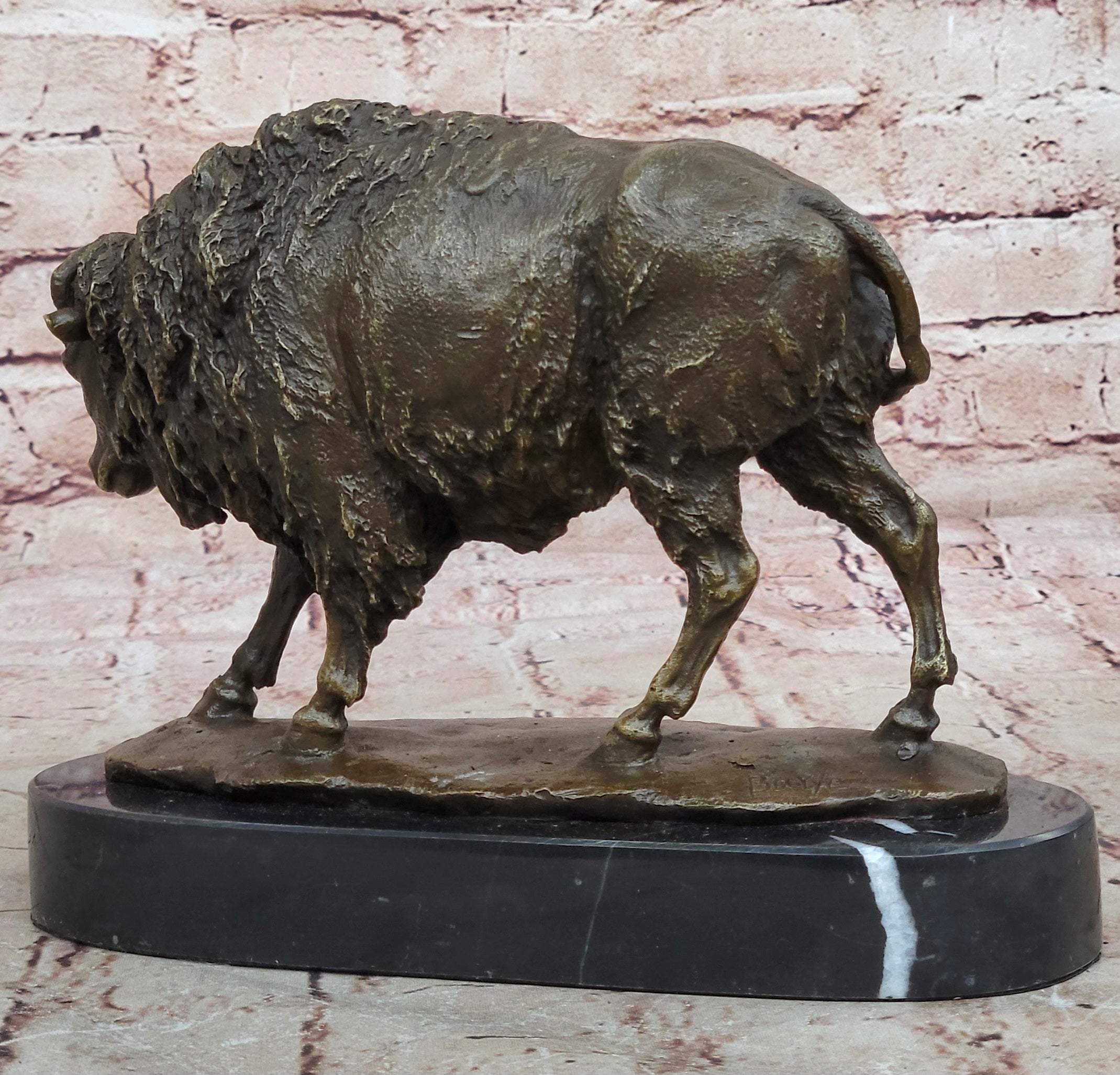Bronze American Bison Buffalo by Kauba