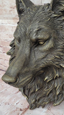 Bronze Wolf Head Wall-Mounted Art Milo Original
