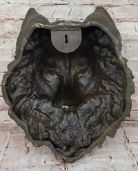 Bronze Wolf Head Wall-Mounted Art Milo Original