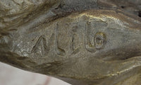 Bronze Wolf Head Wall-Mounted Art Milo Original