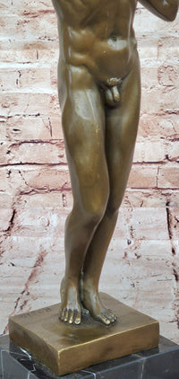 The Age of Bronze Auguste Rodin Hot Cast Sculpture Statue Nude Male Figure Art