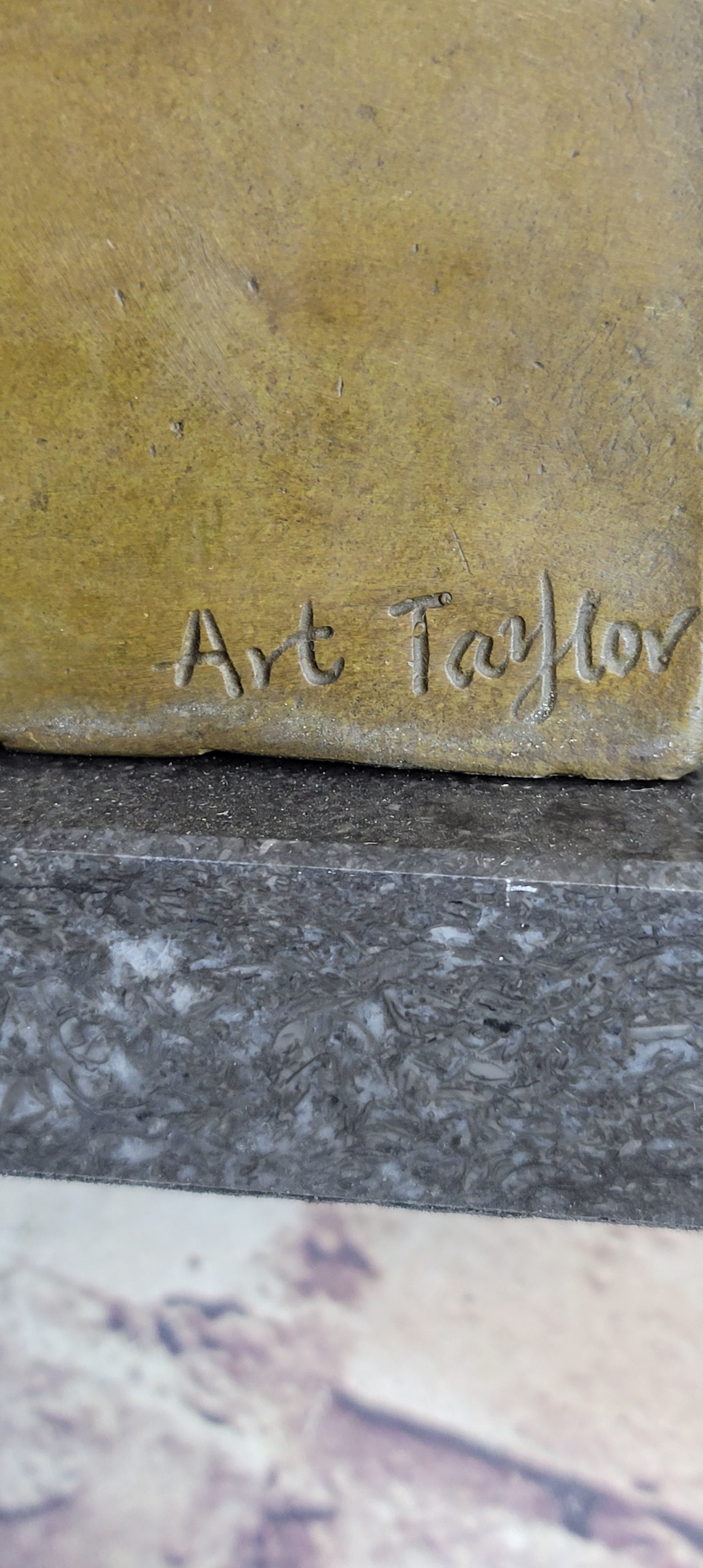 Classical Nude Boy Writing in Book Bronze Statue Sculpture Figure Art Taylor 11" x 5"