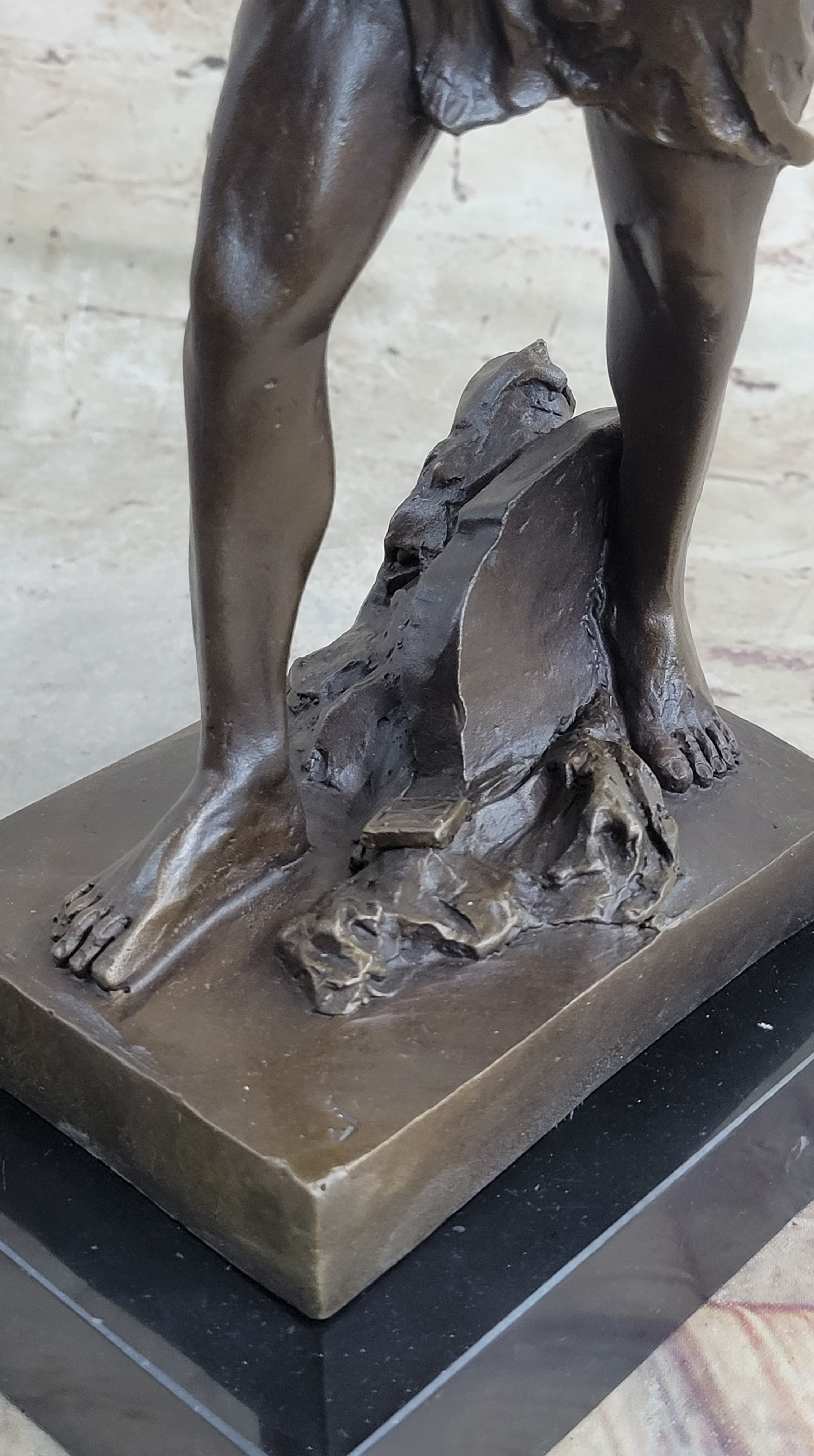 Spartacus Roman Hoplomachus Gladiator Bronze Metal 14" x 18"