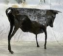 Picasso Bronze Bull Sculpture Abstract Cubism 6" x 10"