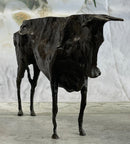 Picasso Bronze Bull Sculpture Abstract Cubism 6" x 10"