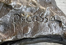 Picasso Bronze Bull Sculpture Abstract Cubism 6" x 10"