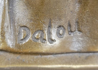 Dino Decarlo Greek Woman Female Figure Bronze Sculpture