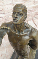 Bronze Dancing Couple Sculpture – Elegant Romantic Dance