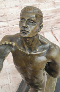 Bronze Dancing Couple Sculpture – Elegant Romantic Dance