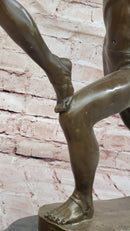Bronze Dancing Couple Sculpture – Elegant Romantic Dance