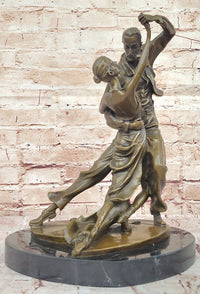 Bronze Ballroom Dance Couple Sculpture – Romantic Art