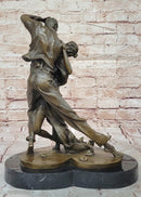 Bronze Ballroom Dance Couple Sculpture – Romantic Art