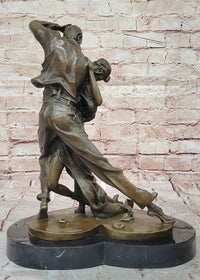 Bronze Ballroom Dance Couple Sculpture – Romantic Art