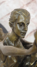 Bronze Ballroom Dance Couple Sculpture – Romantic Art