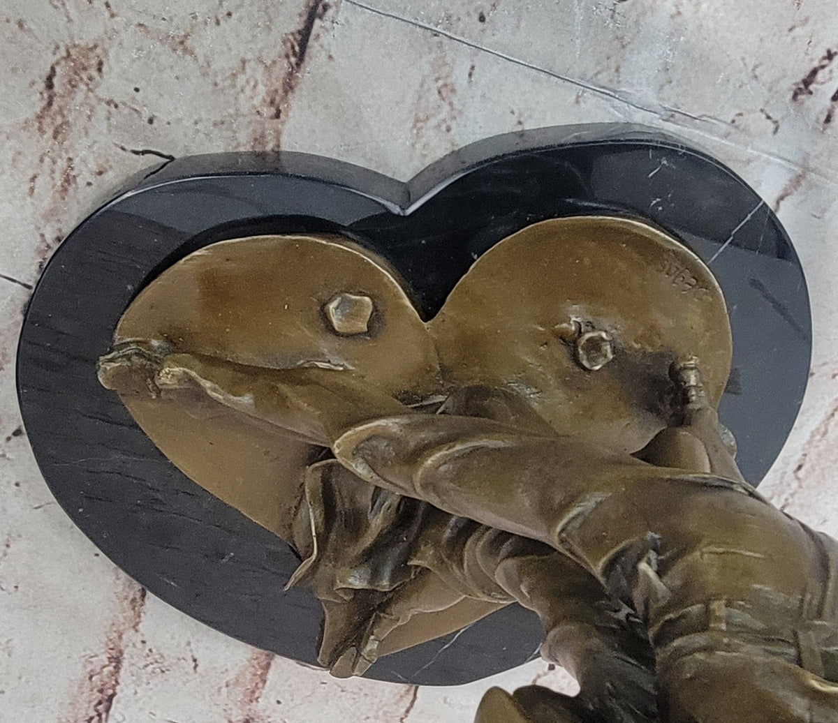 Bronze Ballroom Dance Couple Sculpture – Romantic Art
