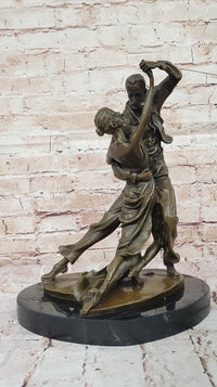 Bronze Ballroom Dance Couple Sculpture – Romantic Art