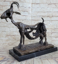 Pablo Picasso She Goat (1952) Bronze Sculpture 14.5"