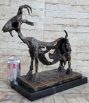 Pablo Picasso She Goat (1952) Bronze Sculpture 14.5"