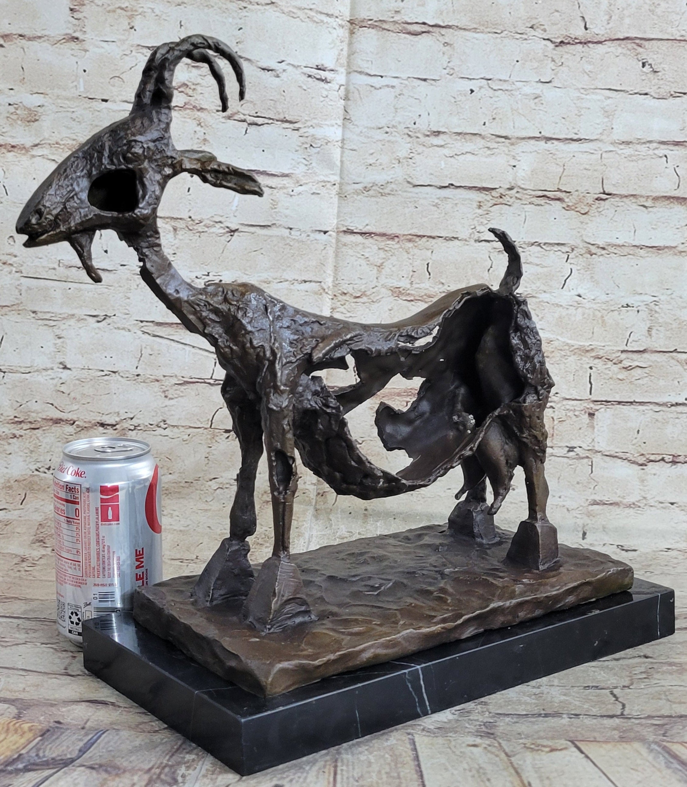 Pablo Picasso She Goat (1952) Bronze Sculpture 14.5"