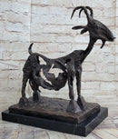 Pablo Picasso She Goat (1952) Bronze Sculpture 14.5"