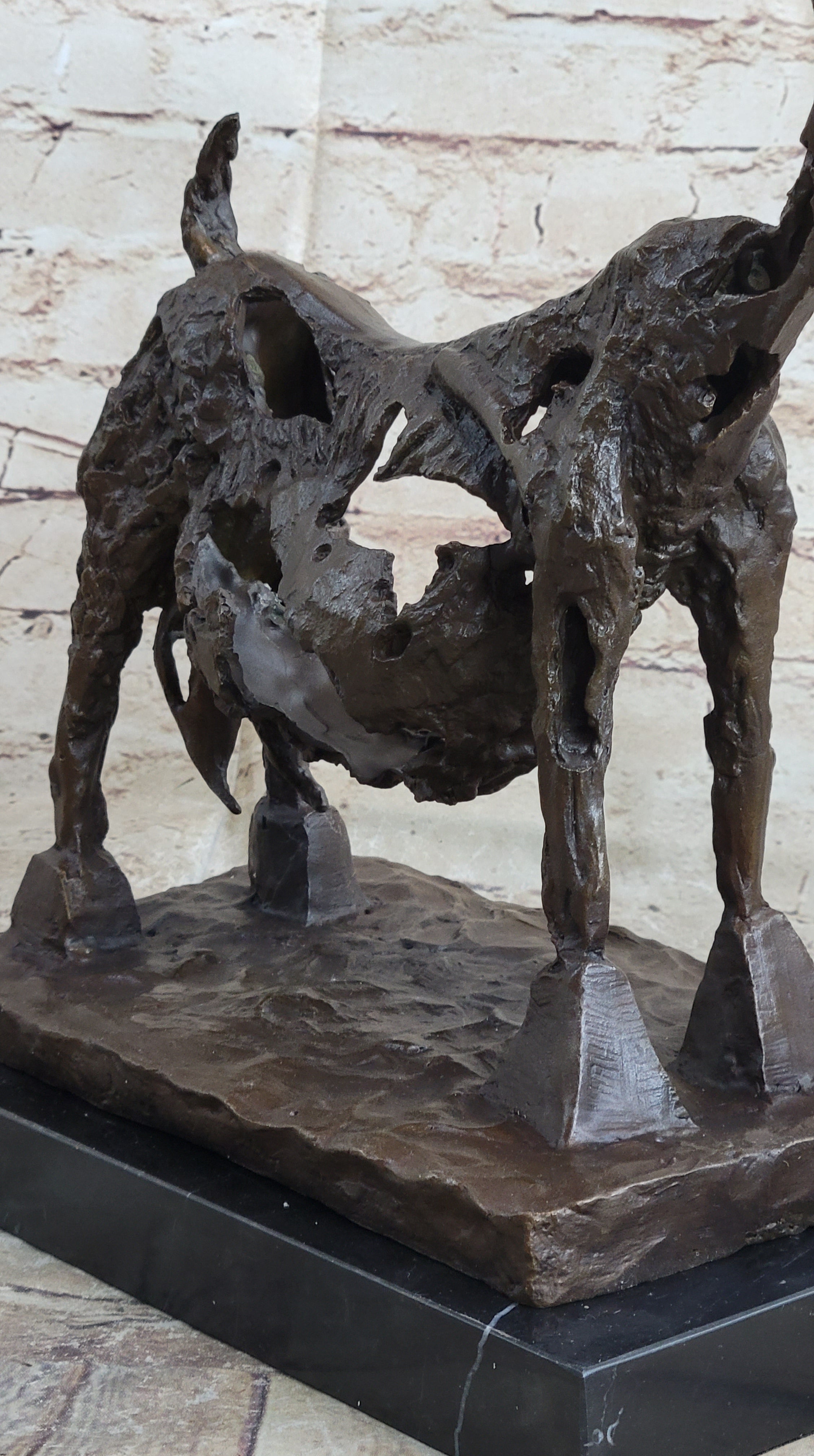 Pablo Picasso She Goat (1952) Bronze Sculpture 14.5"