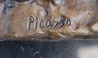 Pablo Picasso She Goat (1952) Bronze Sculpture 14.5"