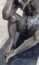 Satan Devil Demon Satyr Bronze Sculpture 7.5" x 8"