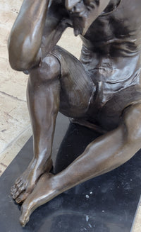 Satan Devil Demon Satyr Bronze Sculpture 7.5" x 8"