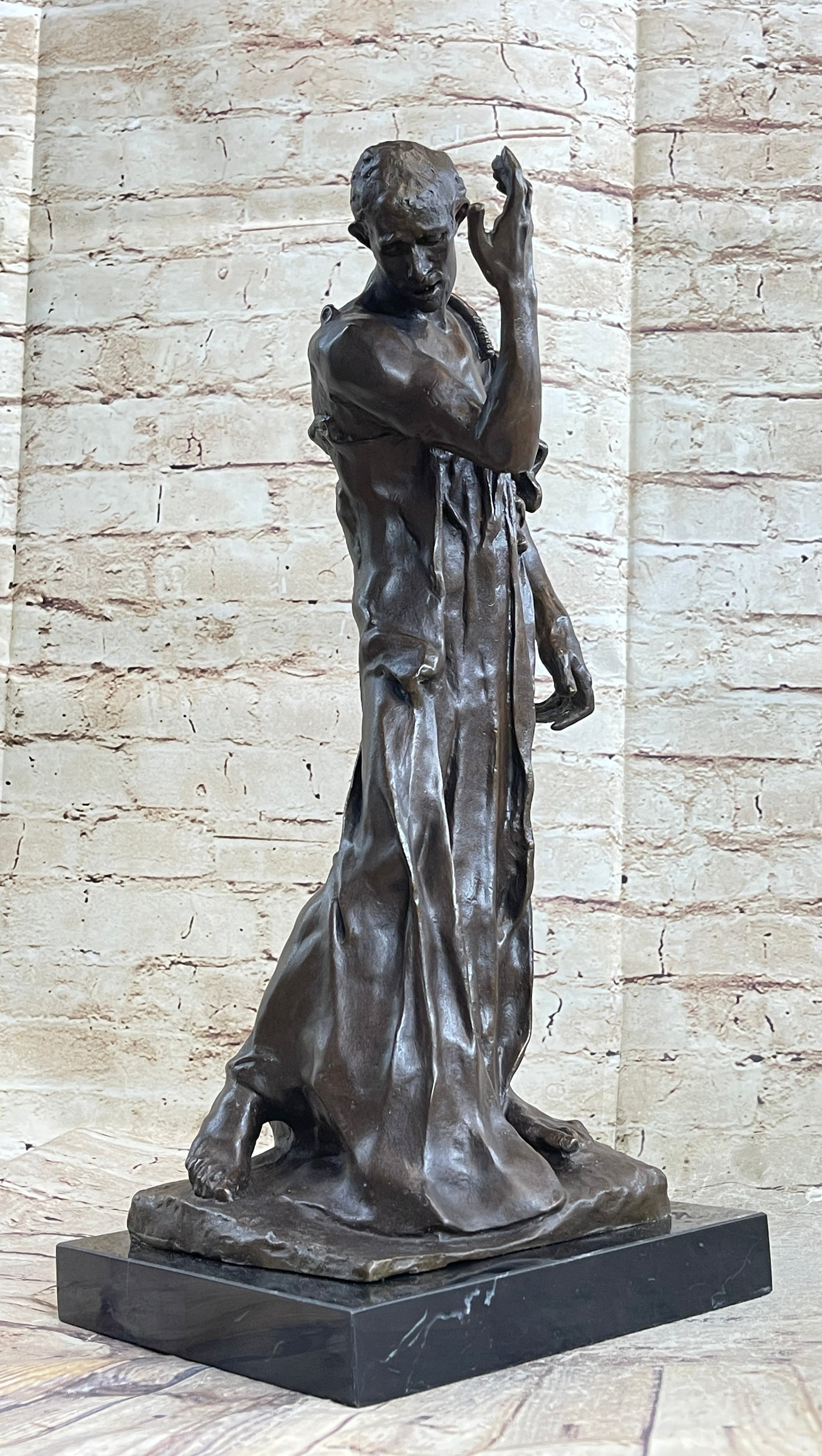 Pierre de Wissant Burghers of Calais Bronze by Auguste Rodin