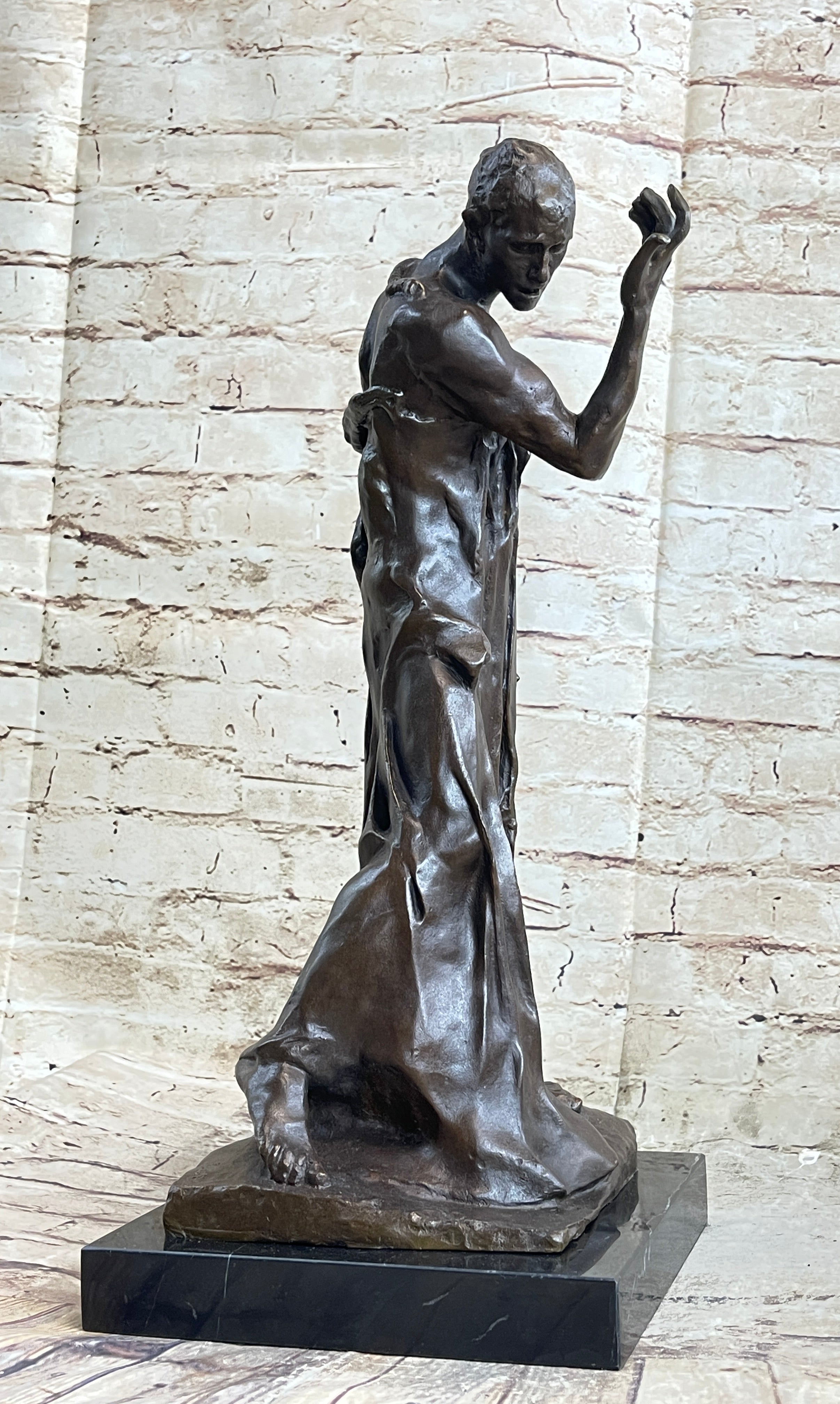 Pierre de Wissant Burghers of Calais Bronze by Auguste Rodin