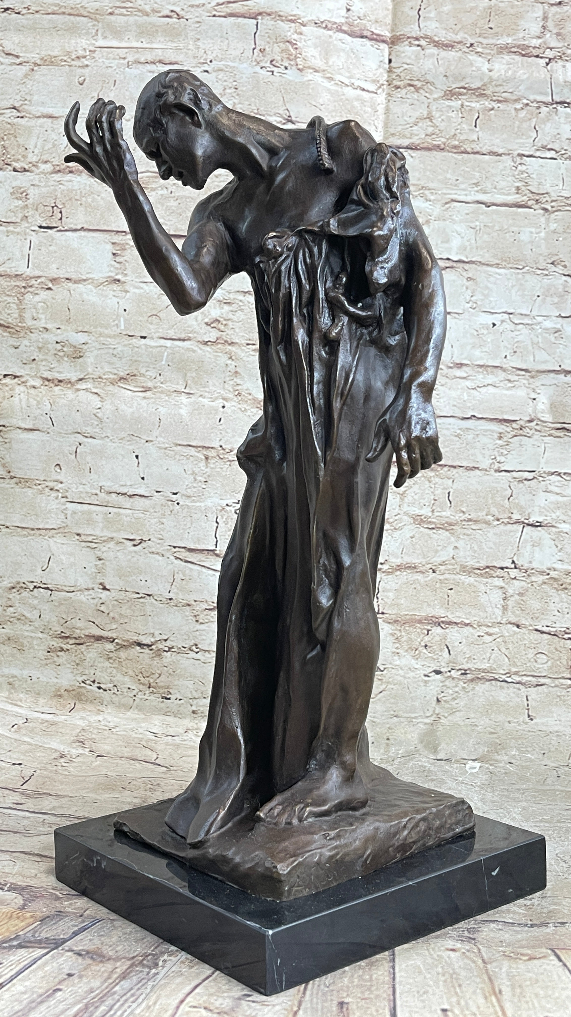 Pierre de Wissant Burghers of Calais Bronze by Auguste Rodin