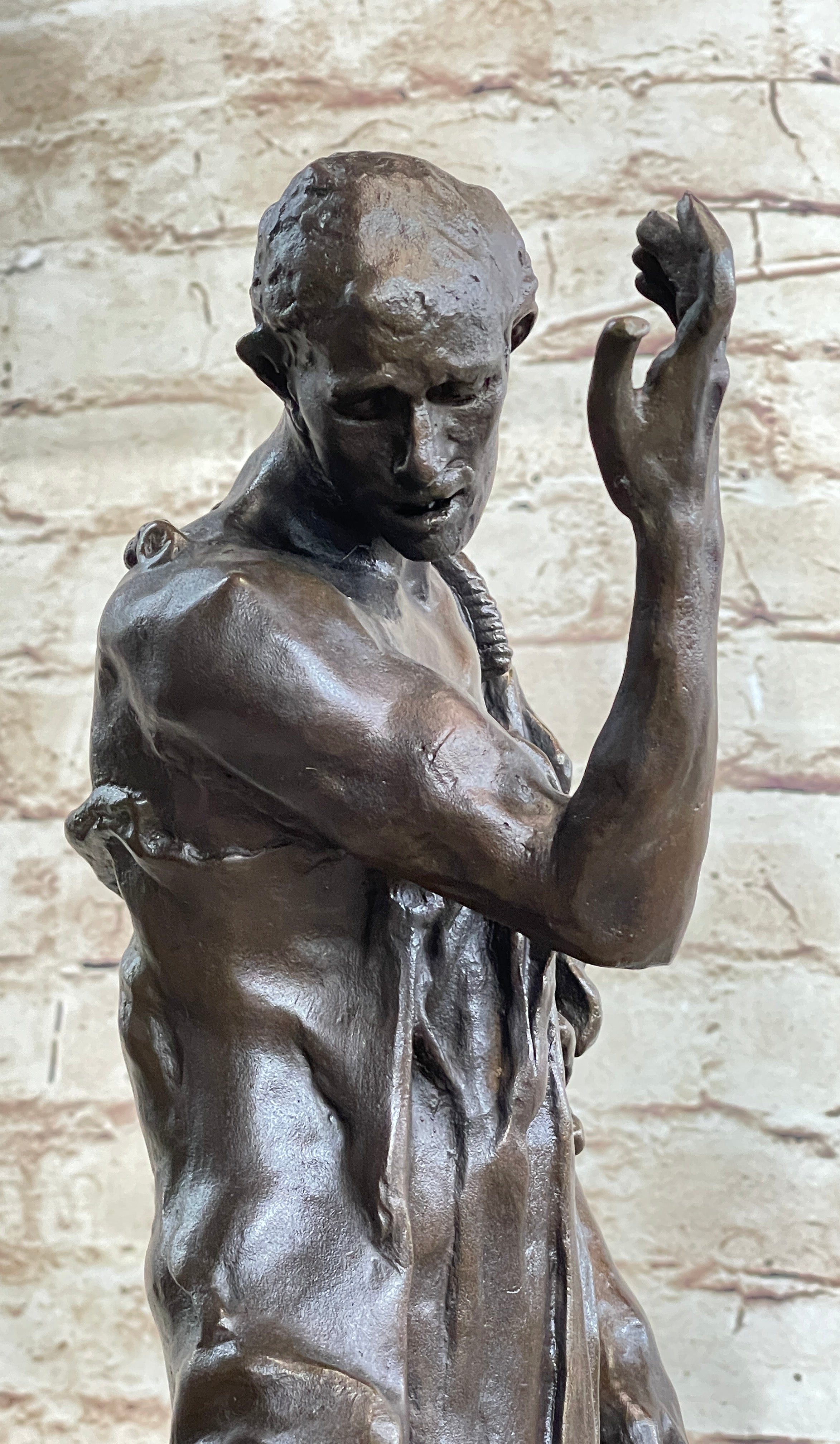 Pierre de Wissant Burghers of Calais Bronze by Auguste Rodin