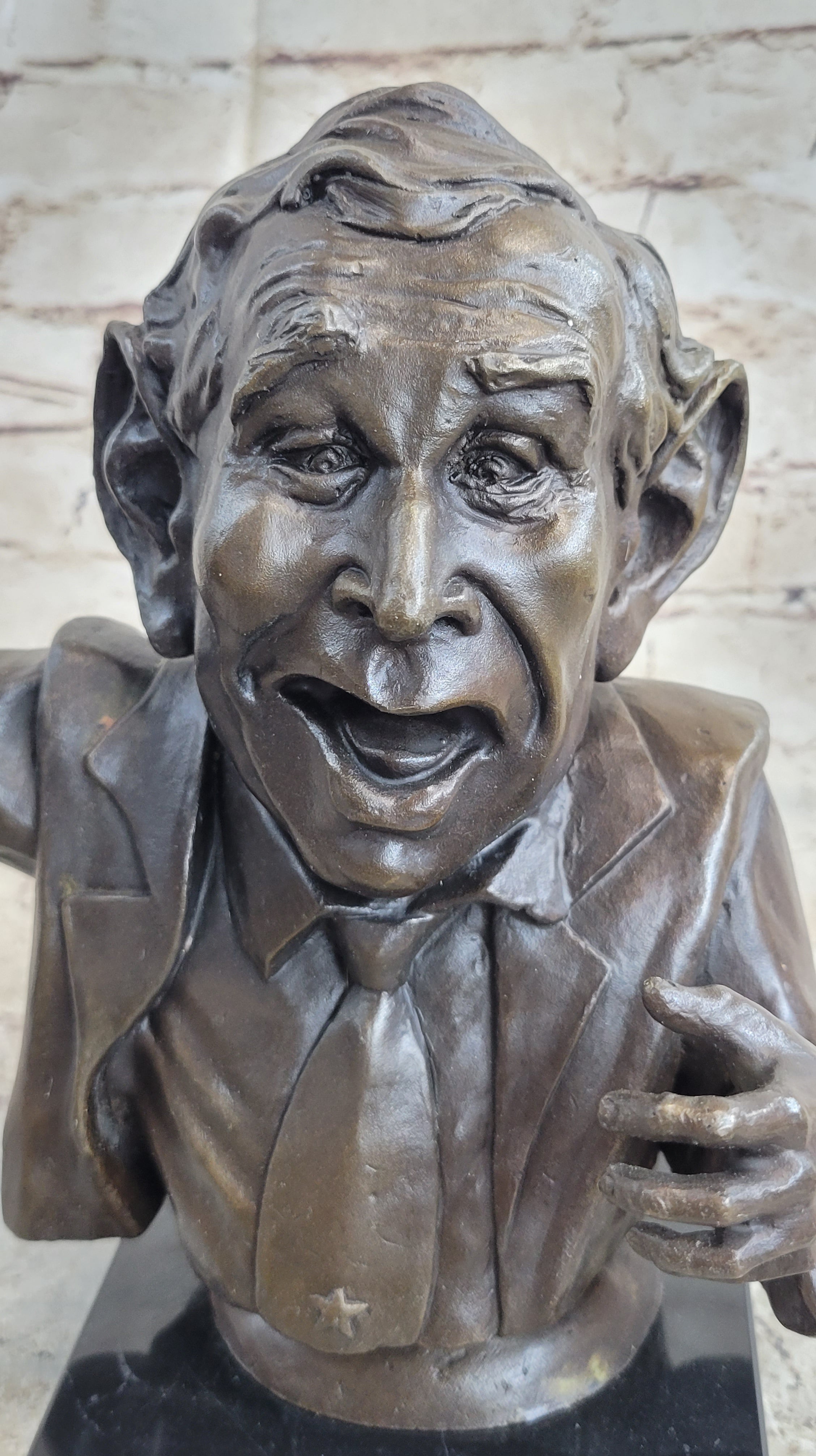 Limited Edition Numbered Bronze President George Bush Figure