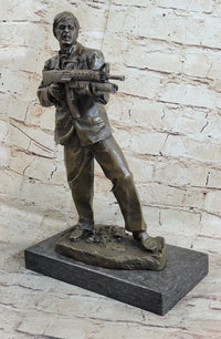 Al Pacino Scarface Say Hello to my Little Friend Bronze 14" x 8"