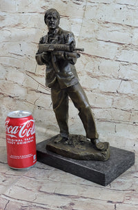 Al Pacino Scarface Say Hello to my Little Friend Bronze 14" x 8"