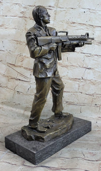 Al Pacino Scarface Say Hello to my Little Friend Bronze 14" x 8"