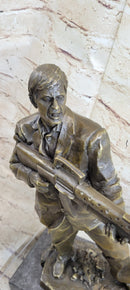 Al Pacino Scarface Say Hello to my Little Friend Bronze 14" x 8"