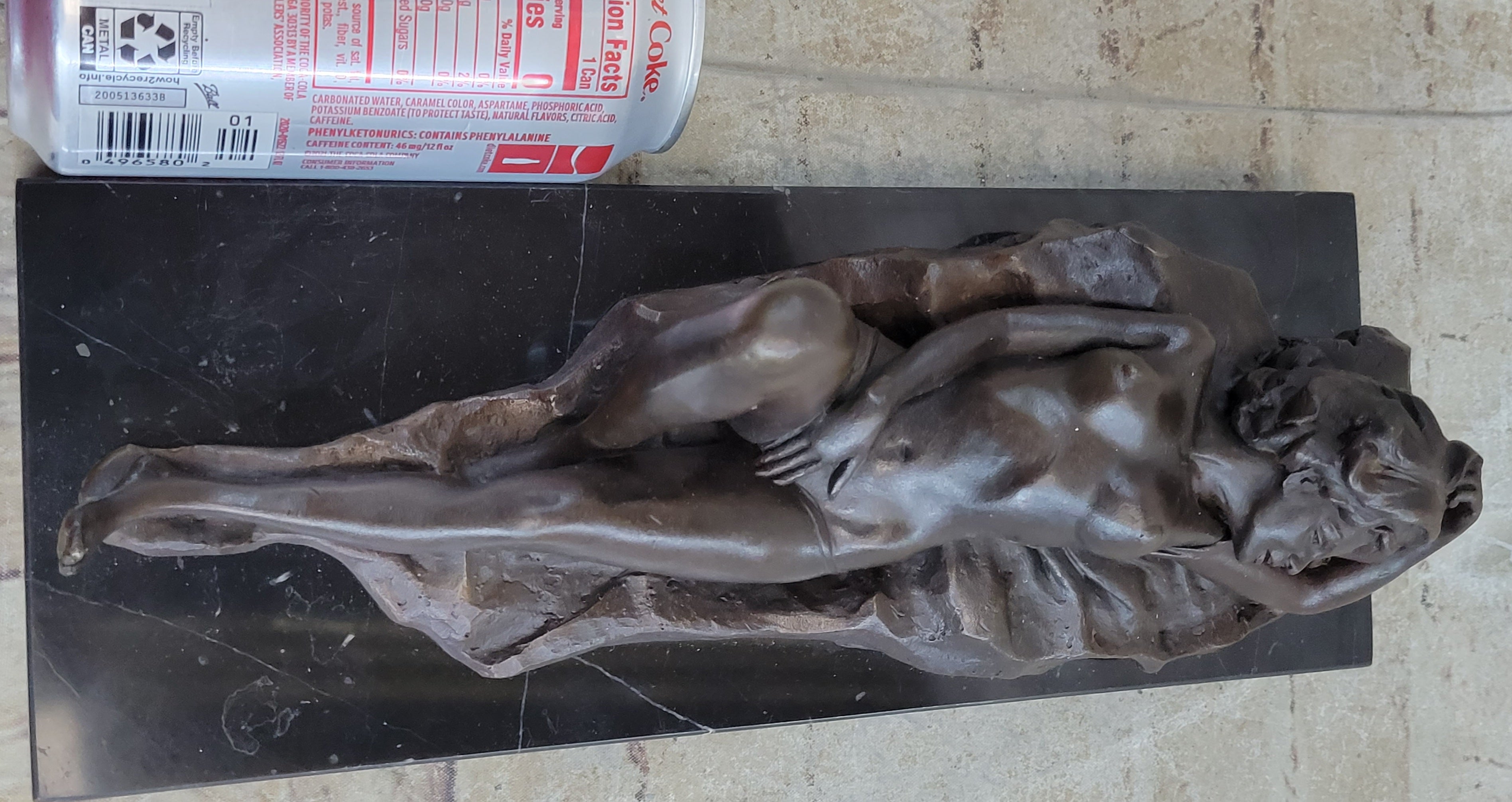 Limited Edition Mavchi Nude Female Naked Sexy Pose Bronze Figurine Sculpture Art