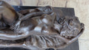 Limited Edition Mavchi Nude Female Naked Sexy Pose Bronze Figurine Sculpture Art