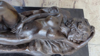 Limited Edition Mavchi Nude Female Naked Sexy Pose Bronze Figurine Sculpture Art