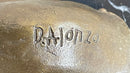 Signed Erotic Hot Cast Nude Girl and man Bronze Sculpture Erotic