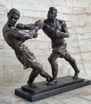 Muhammad Ali & Sonny Liston Second Round Fight Bronze Sculpture