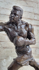 Muhammad Ali & Sonny Liston Second Round Fight Bronze Sculpture