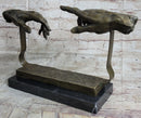 Creation of Adam Touching Hands Bronze Dali 9" x 18"