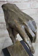 Creation of Adam Touching Hands Bronze Dali 9" x 18"