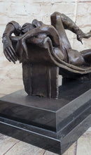 Nude Naked Sexual Female with High Heels Bronze Sculpture