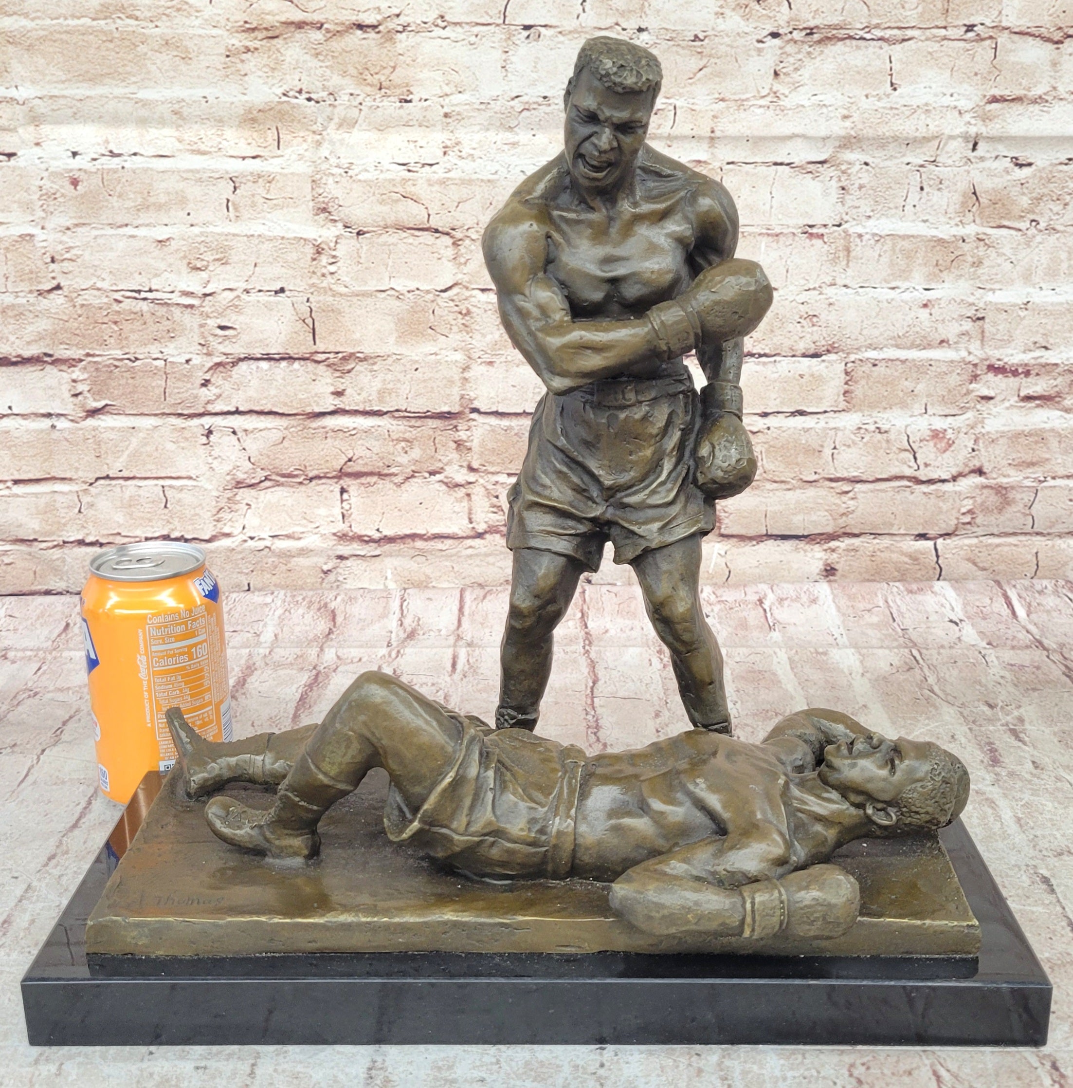 Bronze Collector Edition Signed Sculpture Muhammad Ali Sonny Liston
