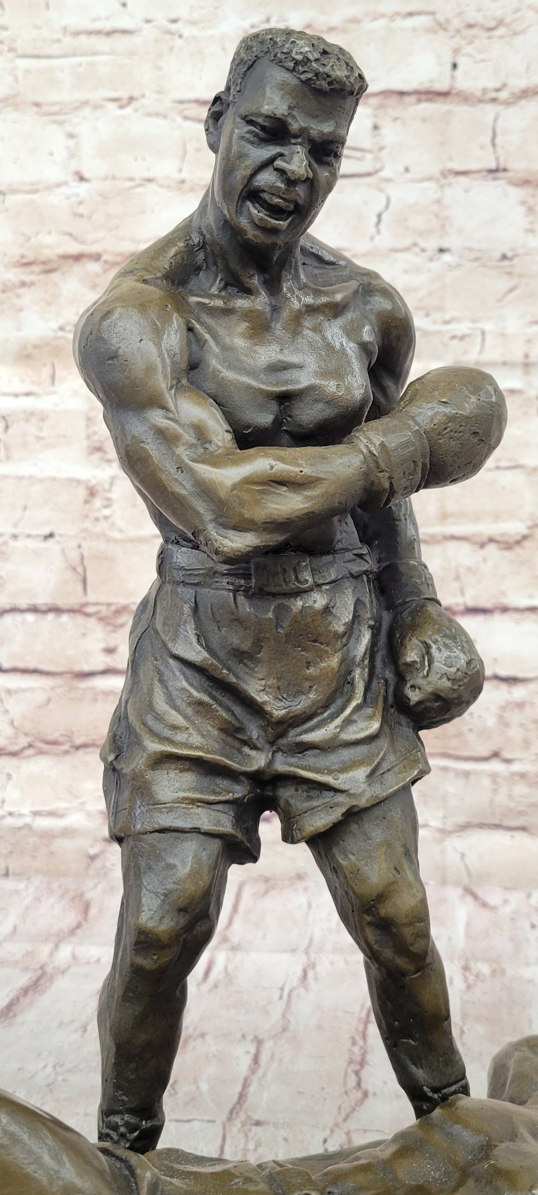 Bronze Collector Edition Signed Sculpture Muhammad Ali Sonny Liston