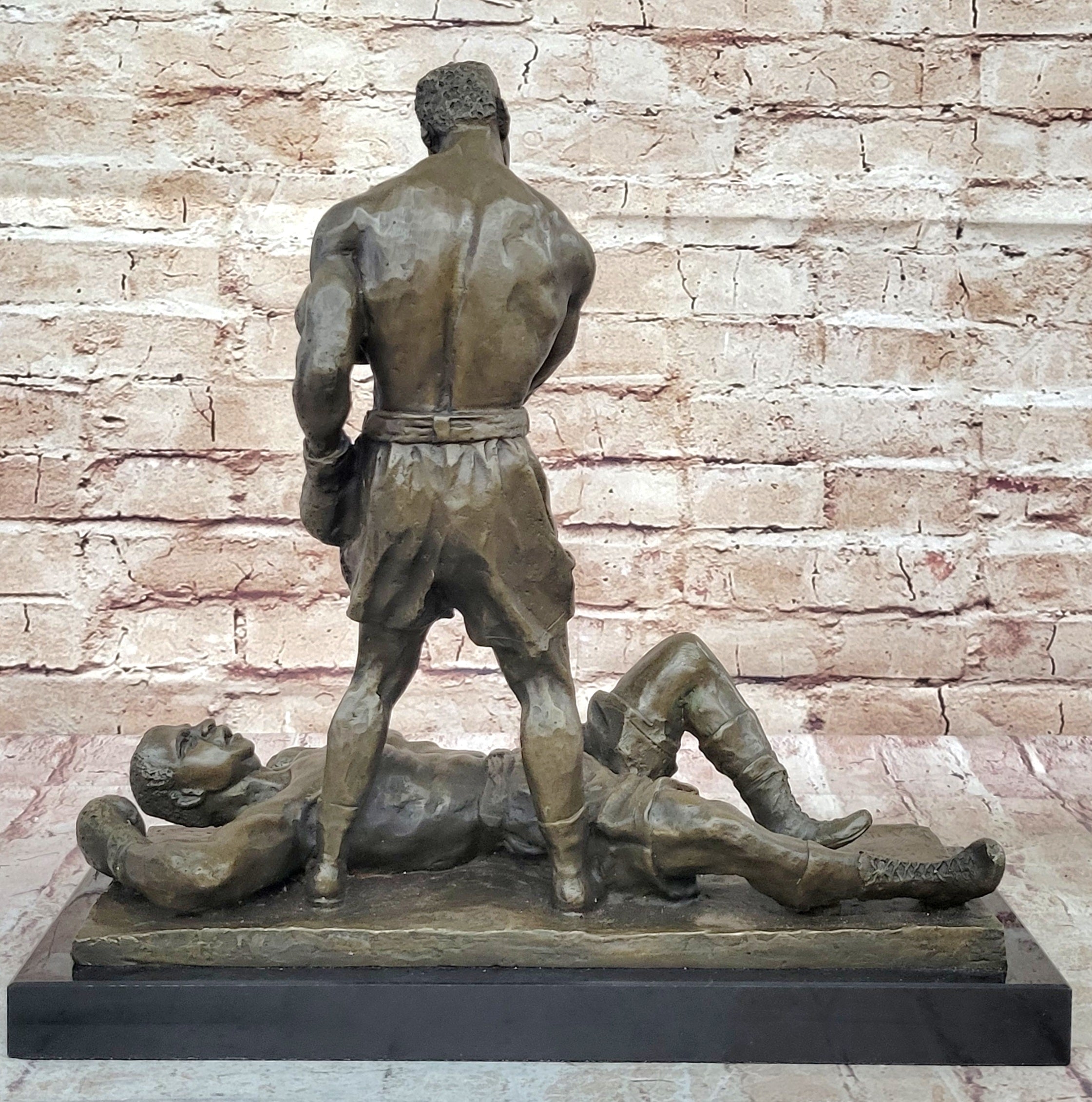 Bronze Collector Edition Signed Sculpture Muhammad Ali Sonny Liston
