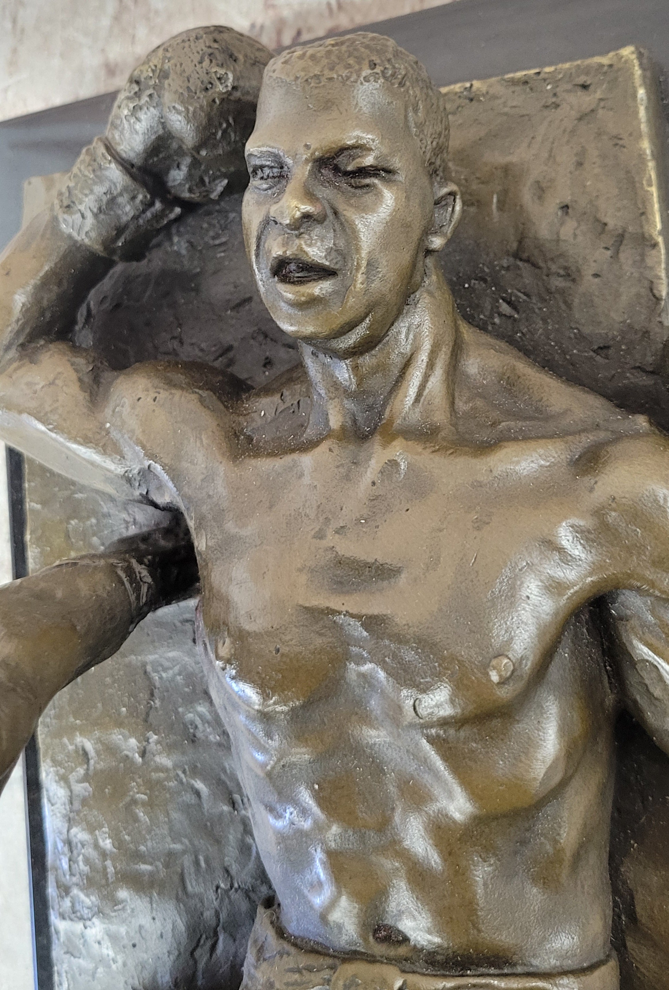 Bronze Collector Edition Signed Sculpture Muhammad Ali Sonny Liston